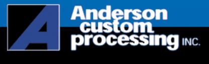 Anderson Custom Processing Logo